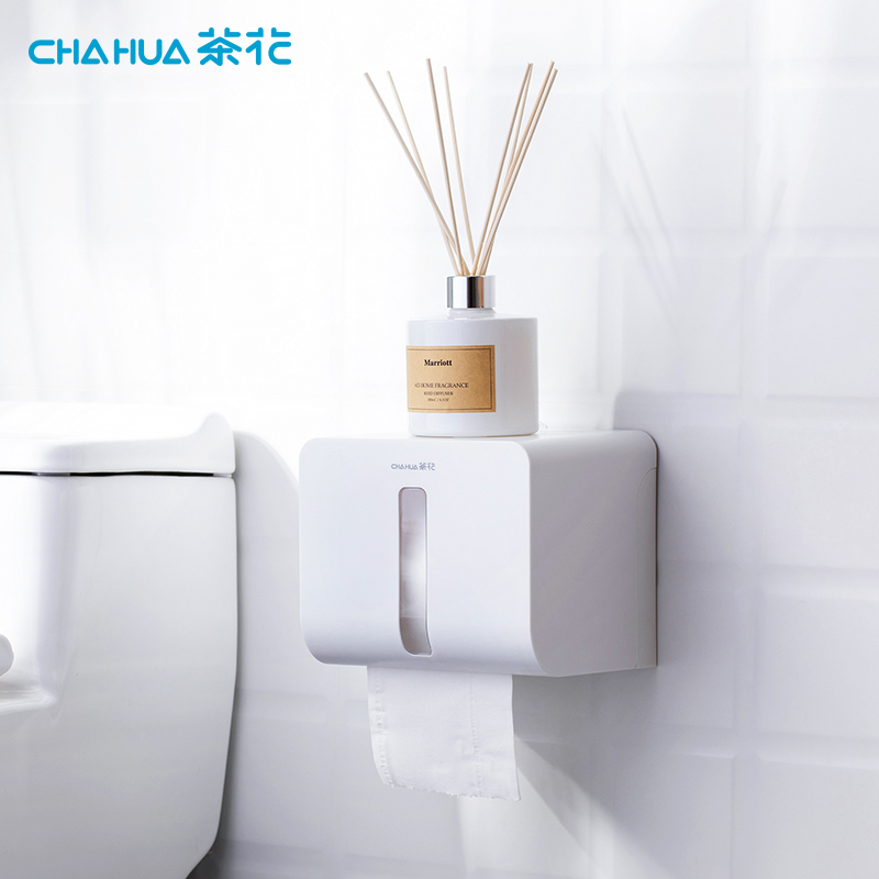 Damage free plastic tissue paper holder tissure tray hook