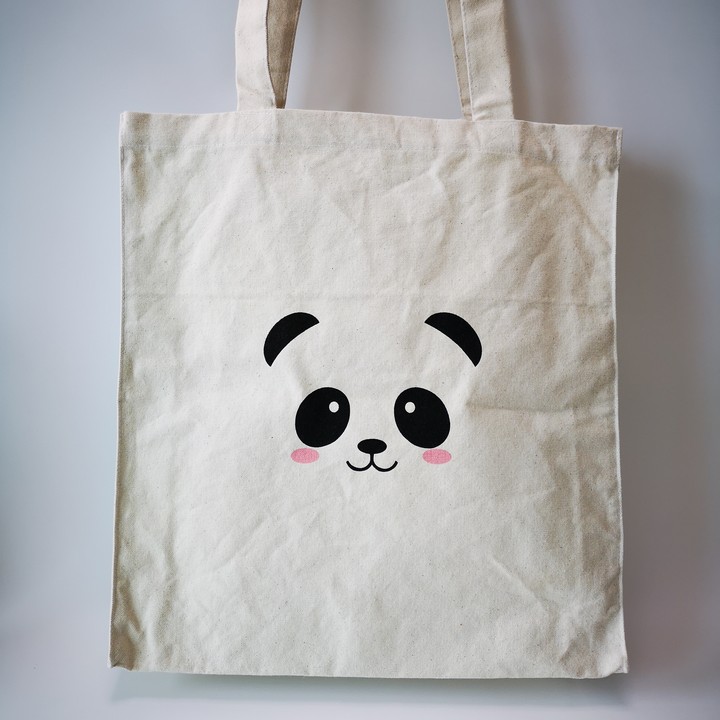 100% cotton canvas tote bag