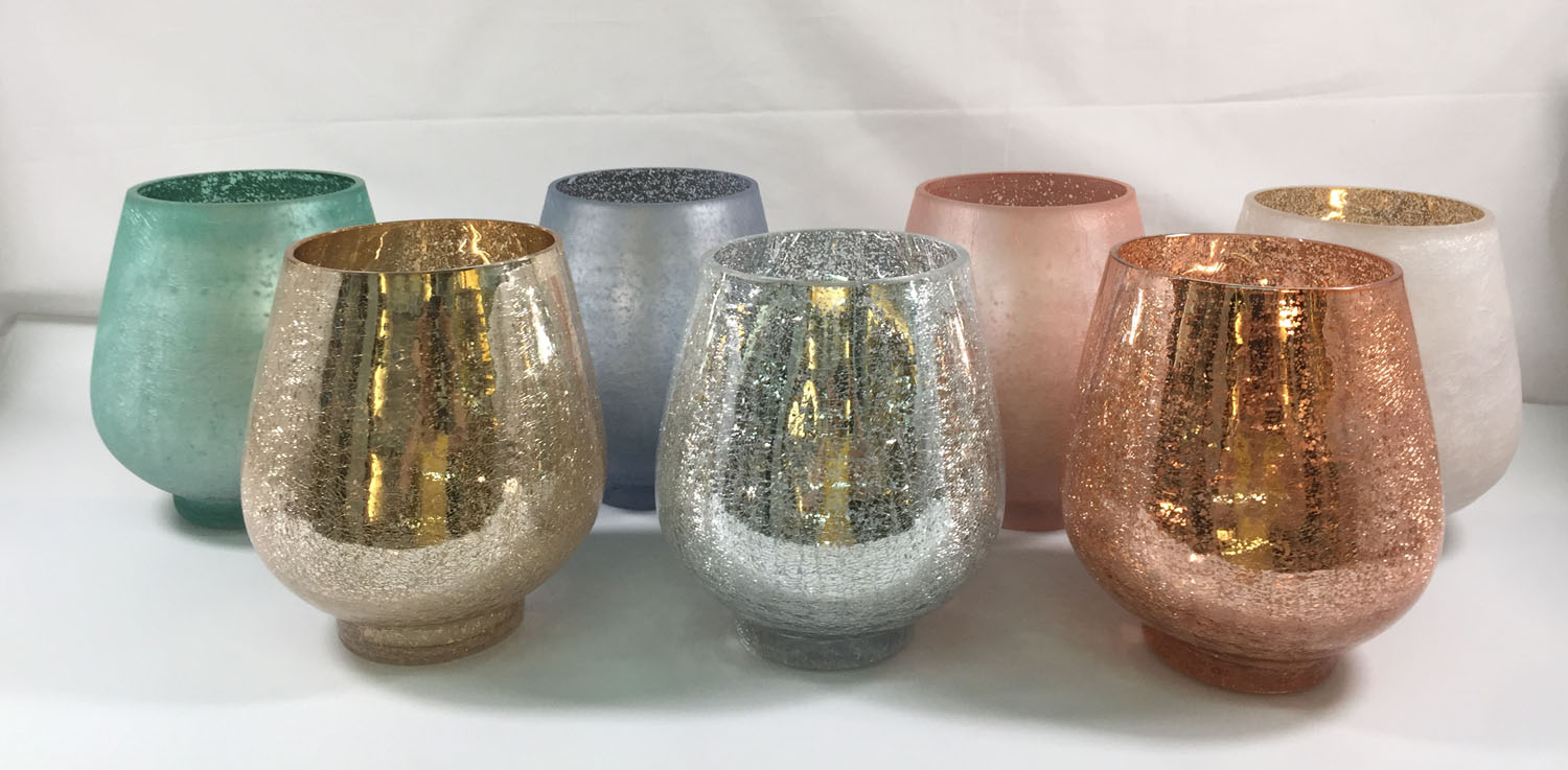 Glass Vase, Glass Candle Holder