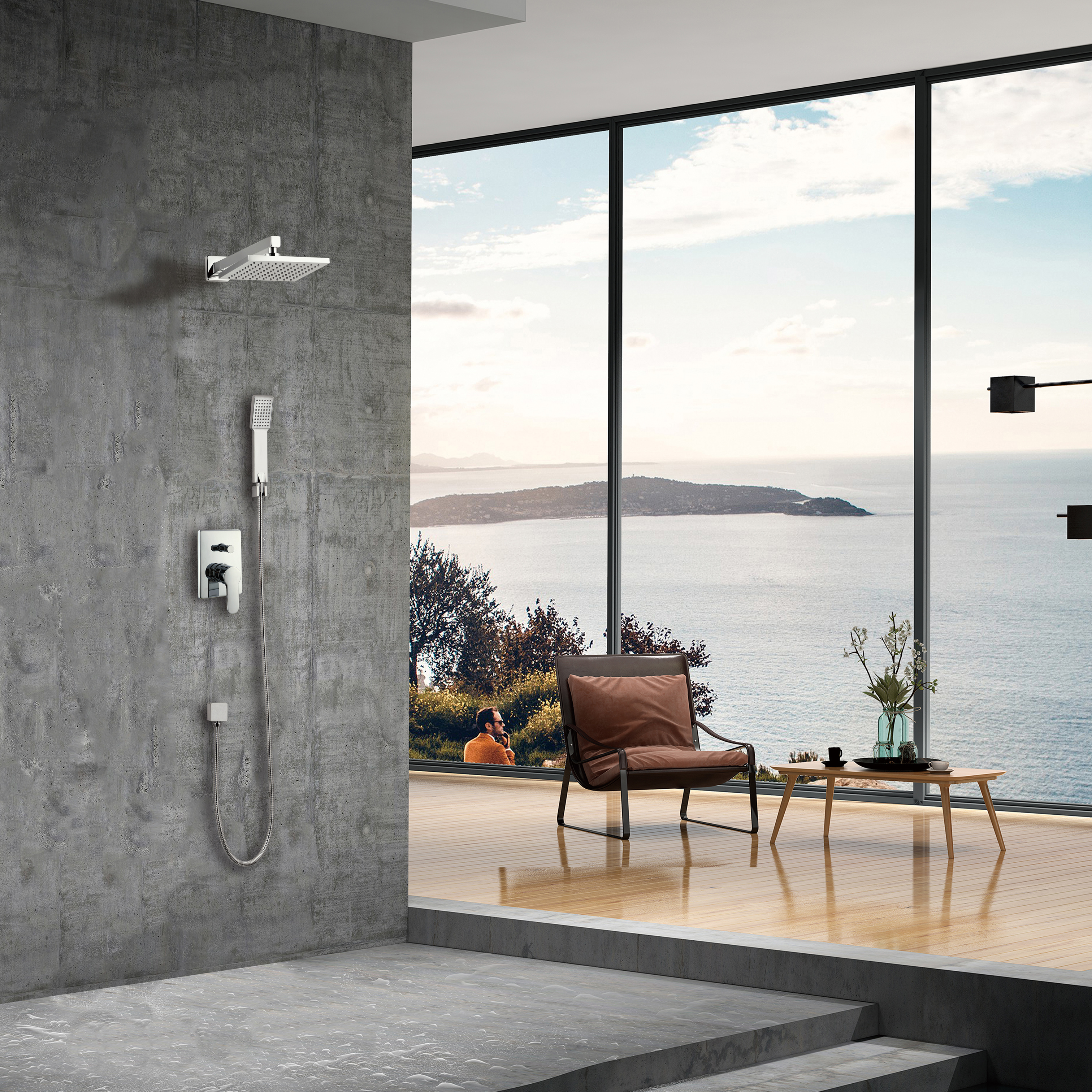 shower column