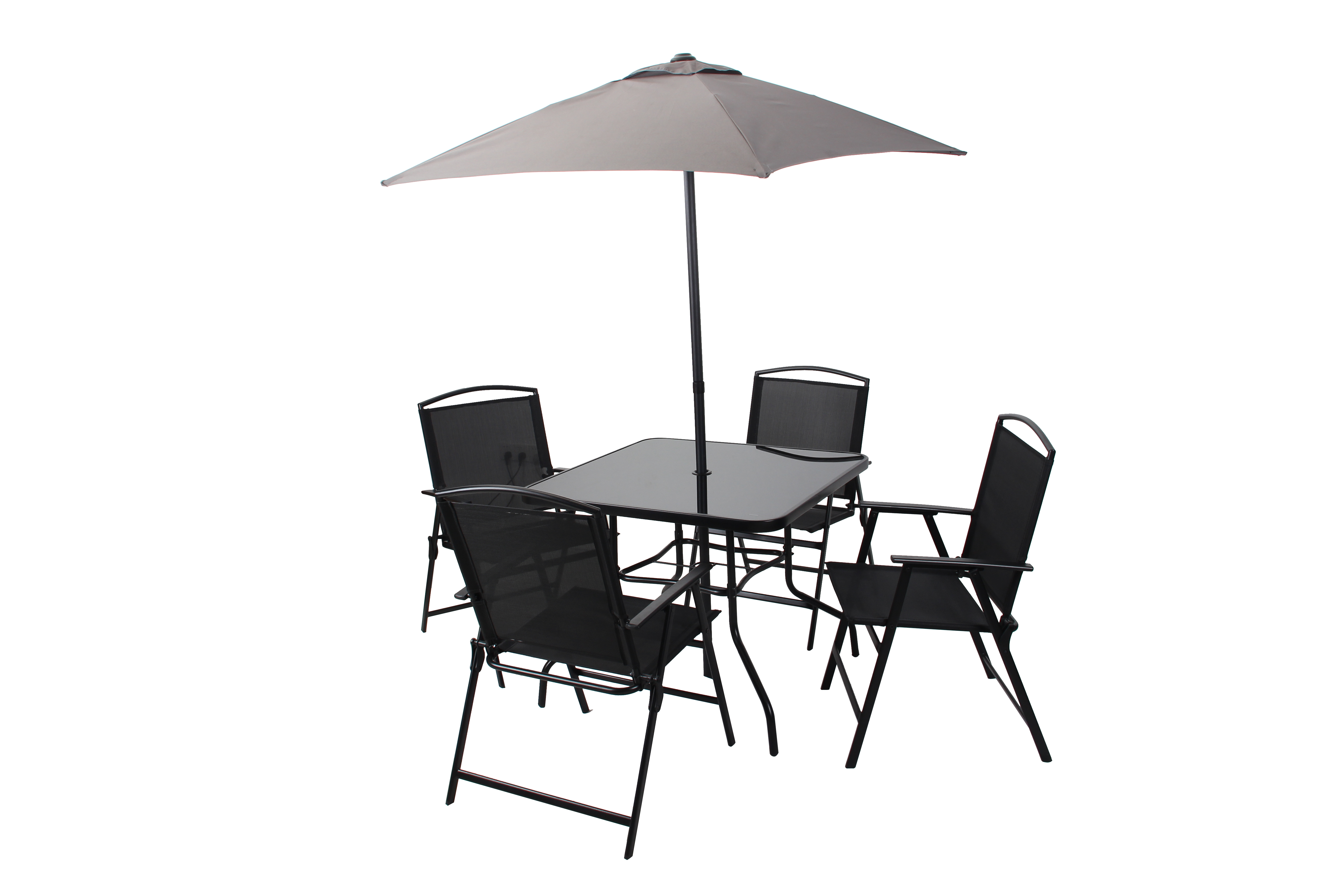 Wikiki 6pcs Textilene Patio Set