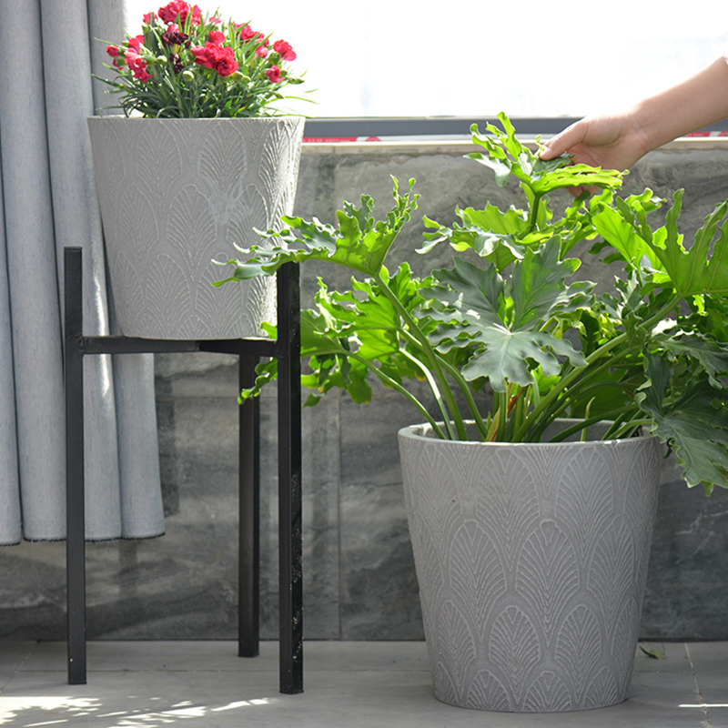 beat ceramic strudy weighty flower pot Y17SY