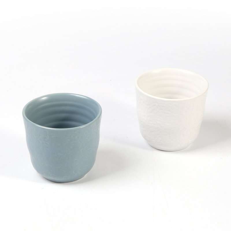Cup,Stone effect embossed texture,matte glaze,180ml