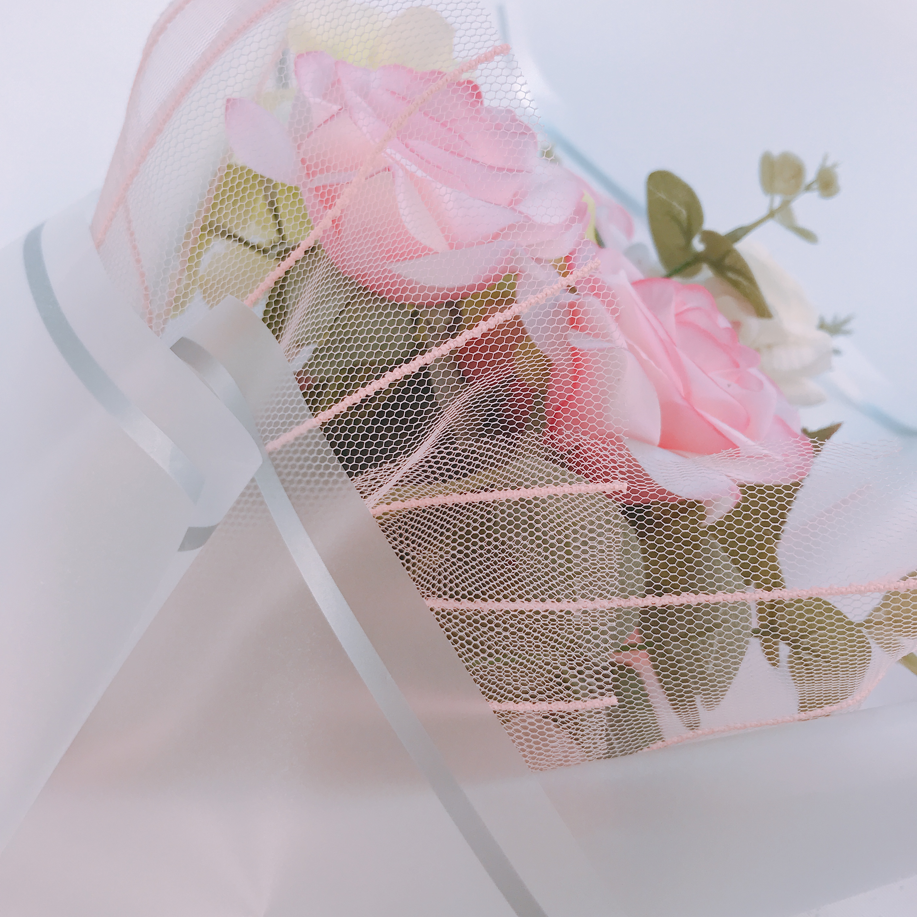 Flower wrapping mesh