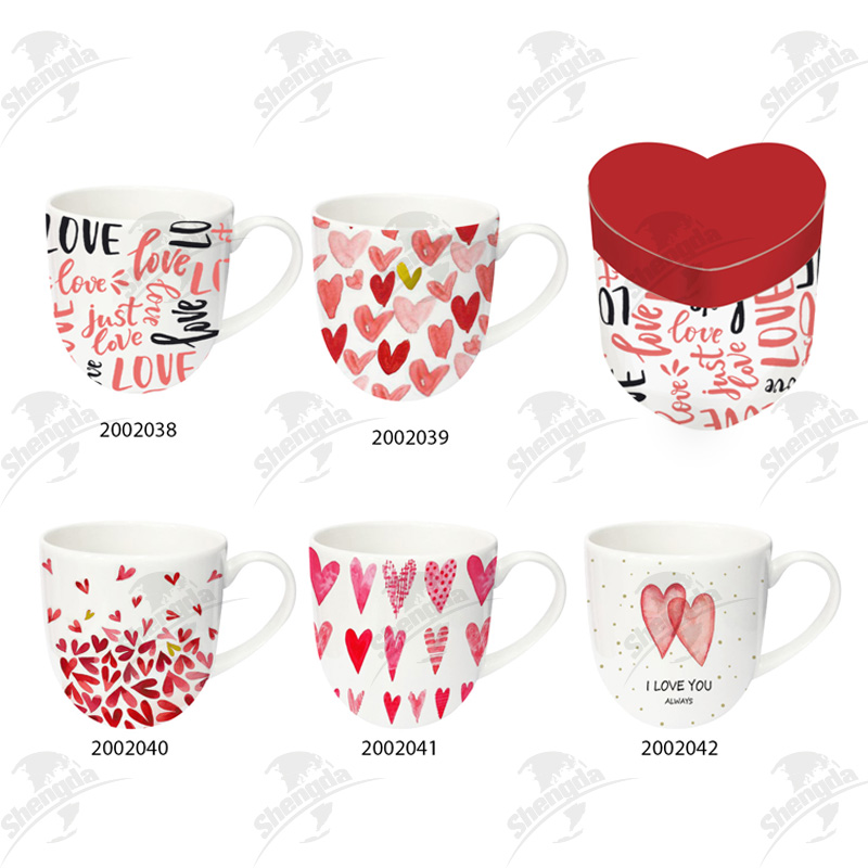 Drum mug with Valentine's Collection
