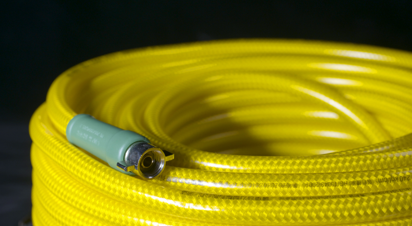 8.5mm spray pvc hose reinforced pipe for agriculture with connector (SYB85)