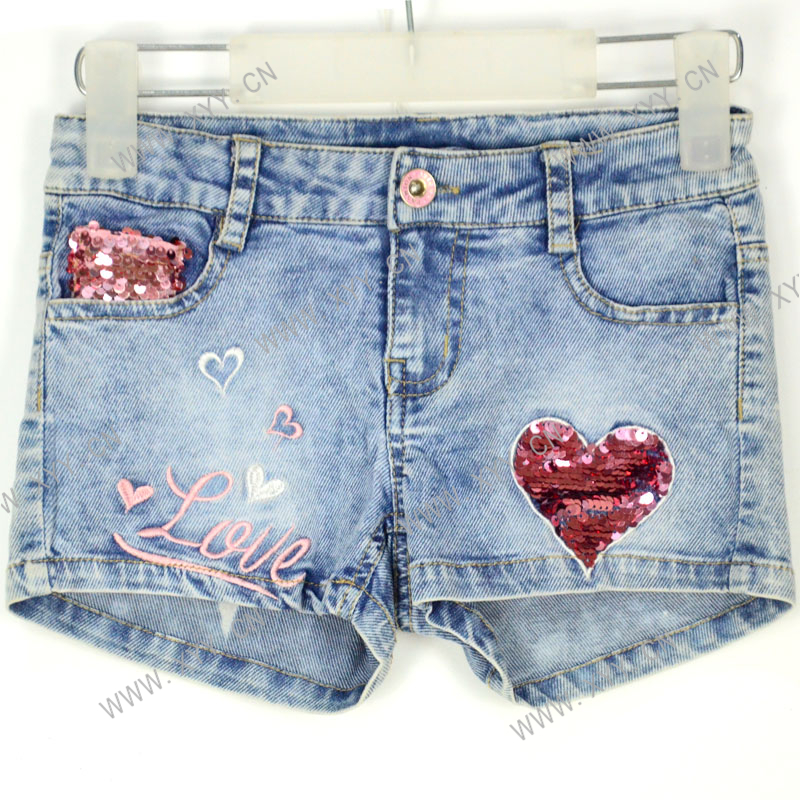 Girl's jean shorts