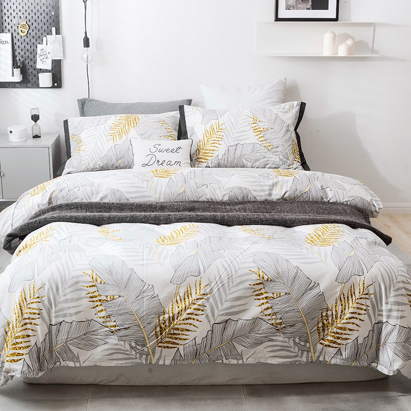 2020 NEW STOCK/4 PCS BEDDING SET/cotton print 007-1