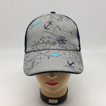 Youth printed baseball cap