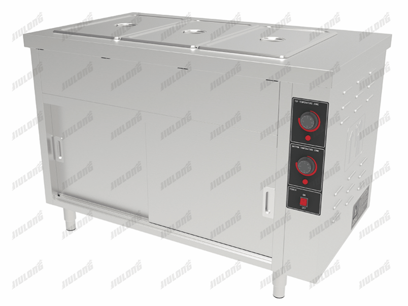 Bain Marie with hot cupboard/Stainless steel cupboard/Hot buffet table/Hot display table/Buffet hot table/Restaurant buffet equipment/Food warmer