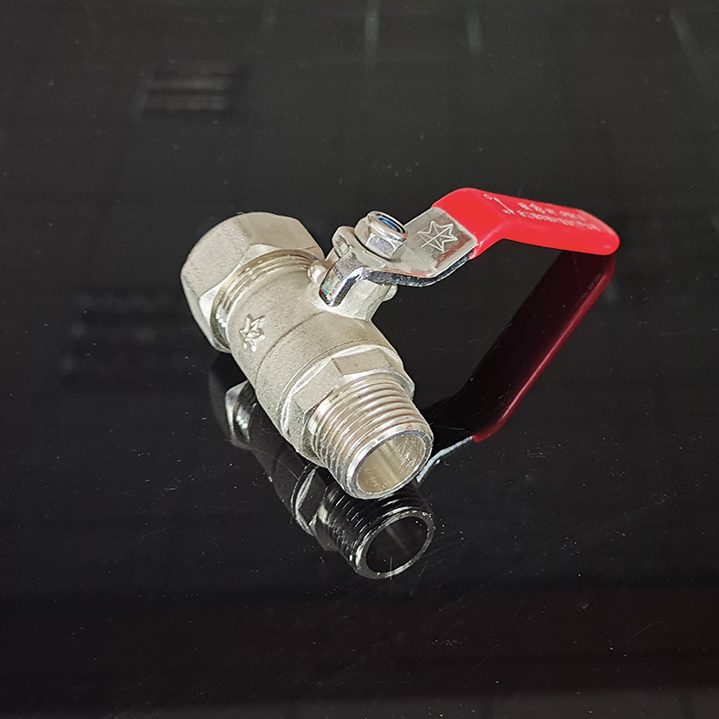 Brass Valve Male Nickel Plated