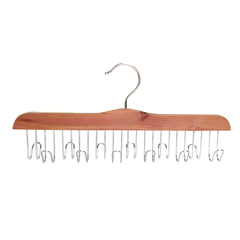 2020 New Products Custom Natural Red Cedar Wooden Blet Hanger
