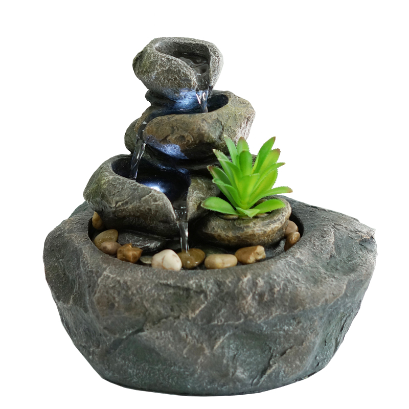 table top water fountain