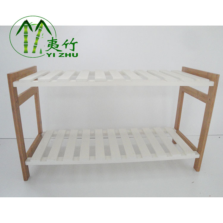 2 layers Bamboo +MDF Shoe Rack
