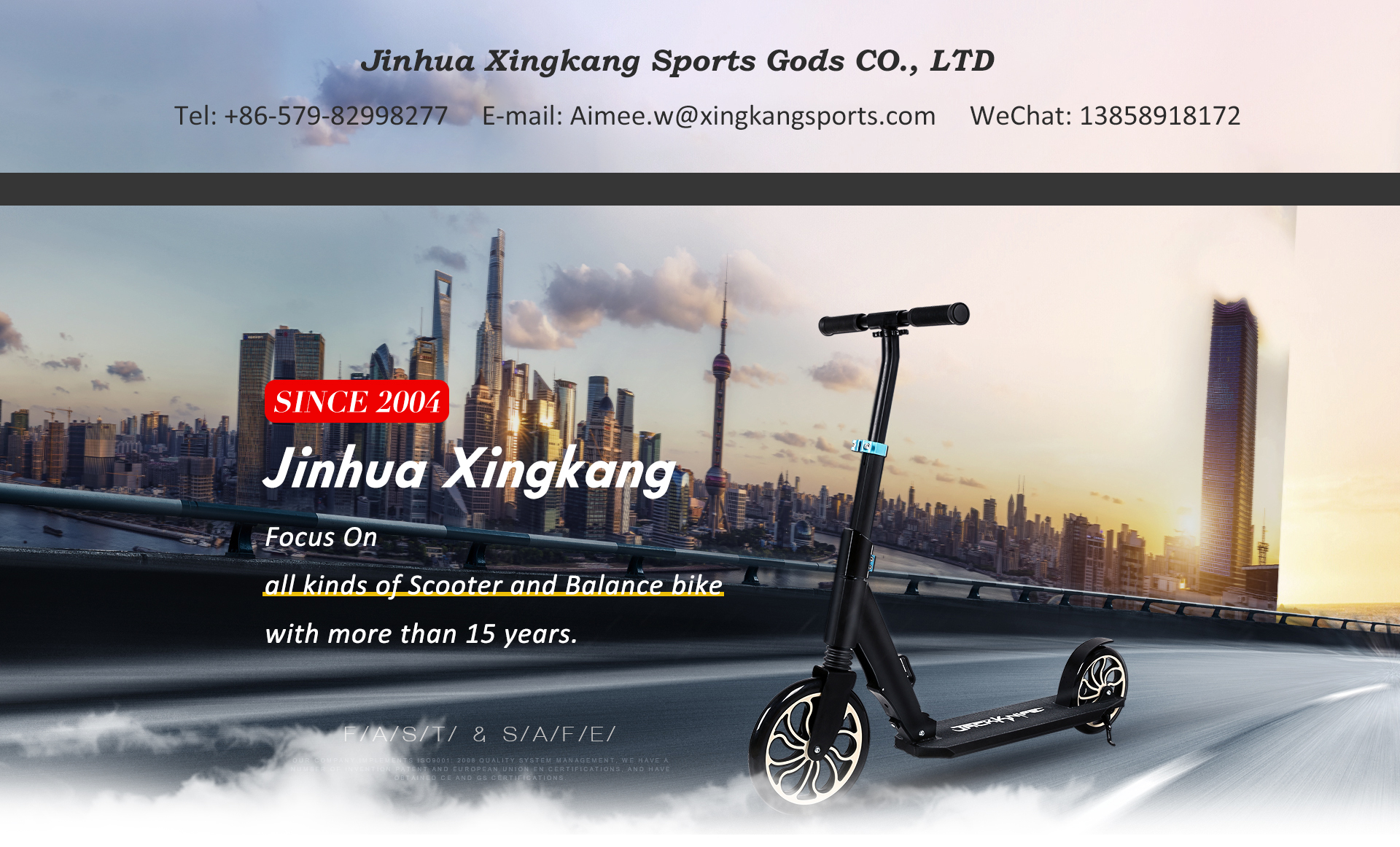 Jinhua Xingkang Sports Equipment Co., Ltd. – pedal scooter 1