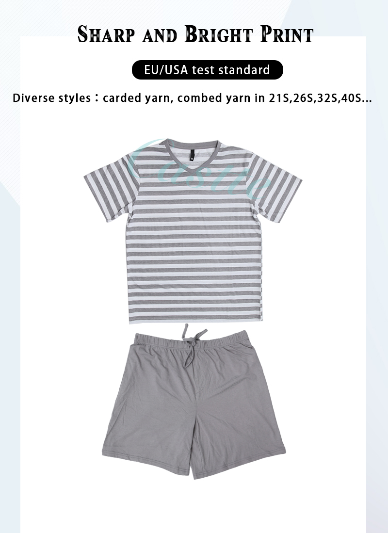 Mens Jersey short set