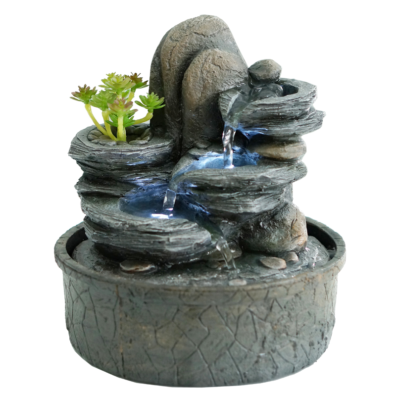 table top water fountain