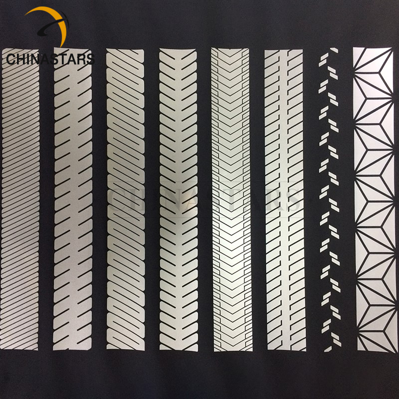 Silver segmented reflective heat transfer film