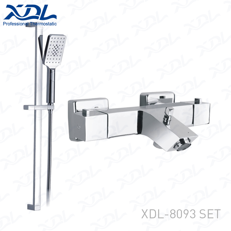 Thermostatic shower set