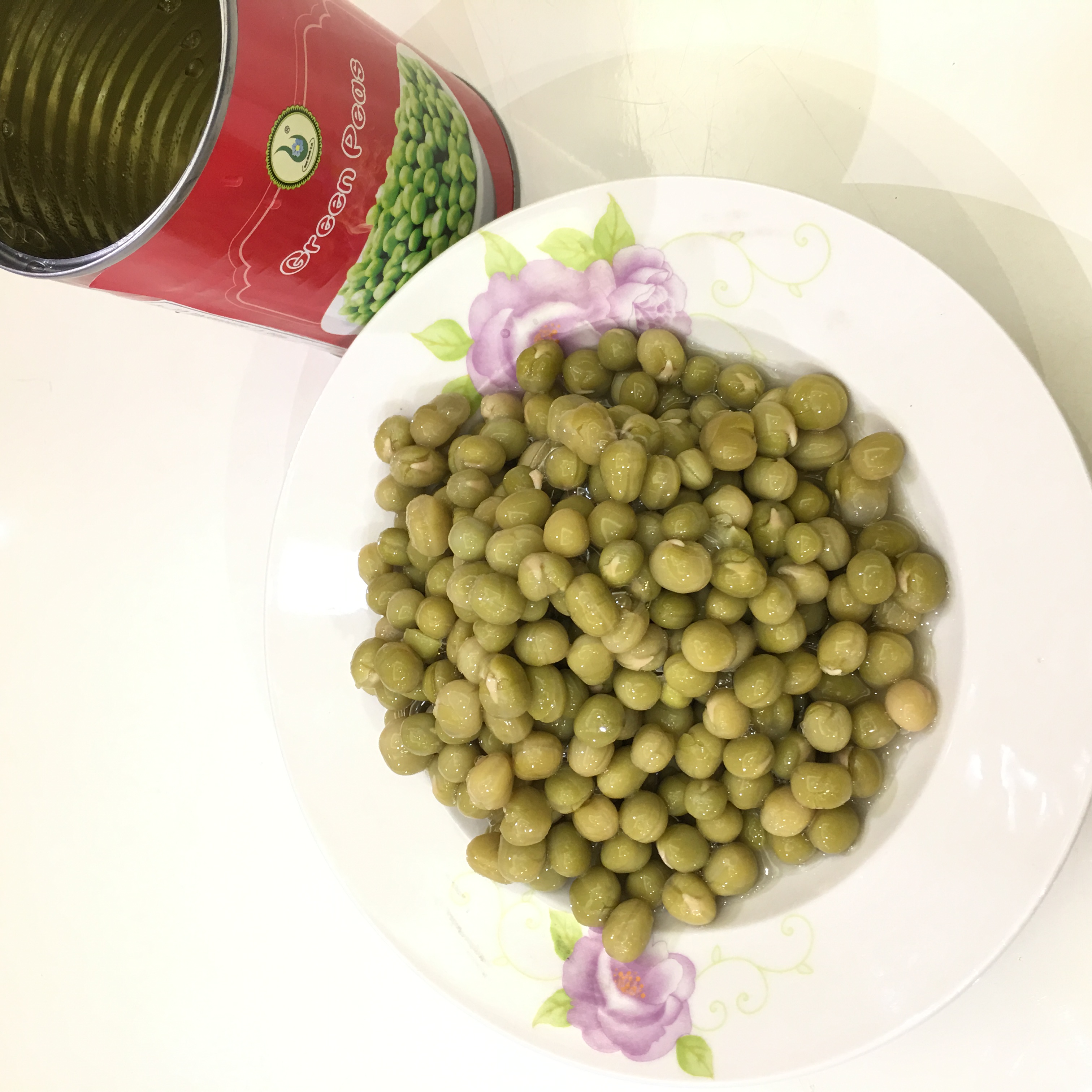 Canned green peas