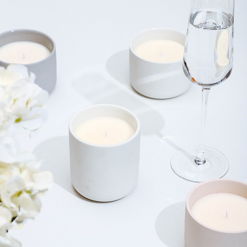 Ceramic candle cup