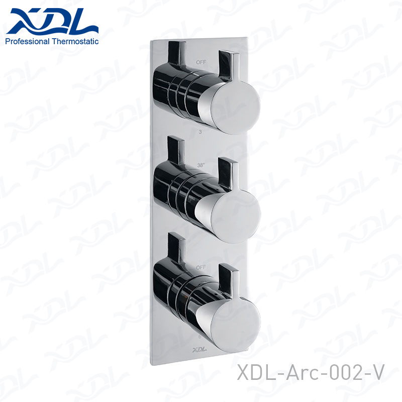 Concealed thermostatic shower mixer