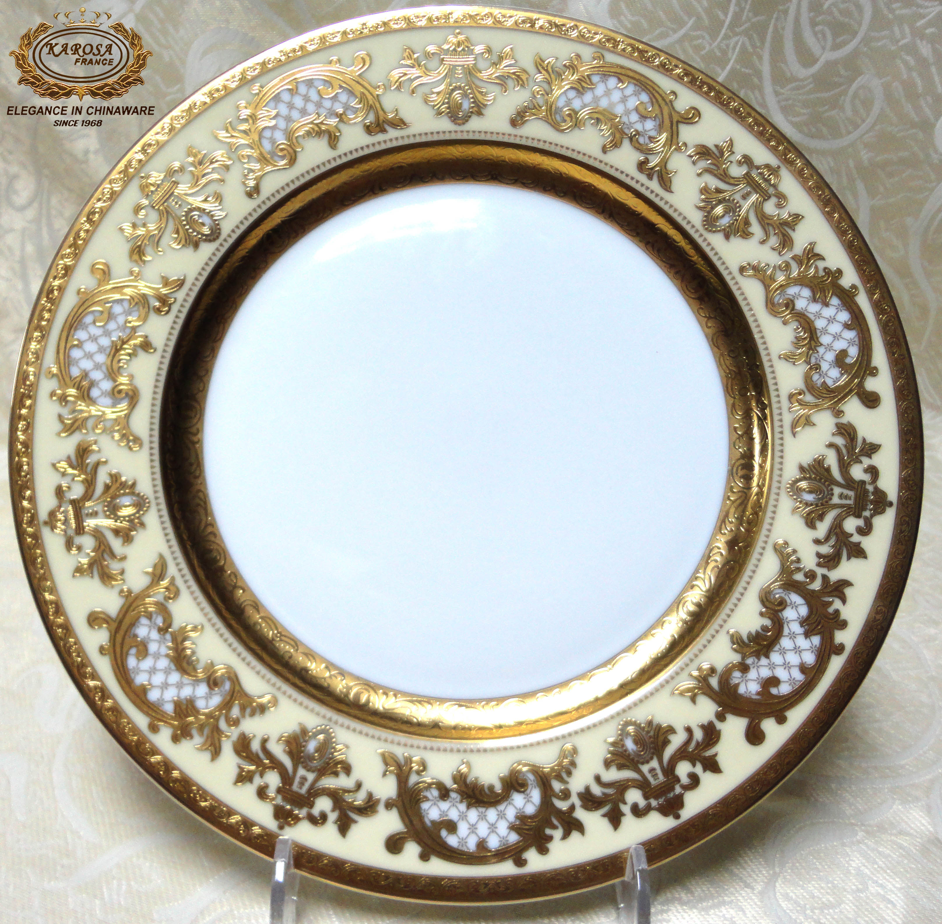 Karosa luxury embossed gold