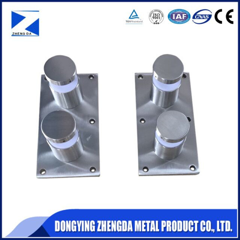Glass balustrade railing standoffs