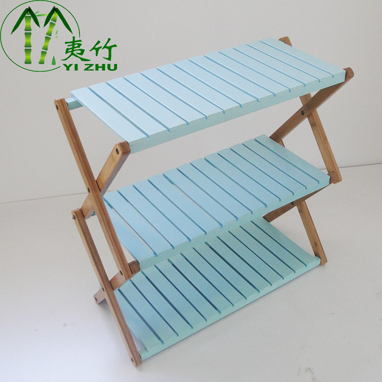 3 layers Bamboo +MDF Shoe Rack