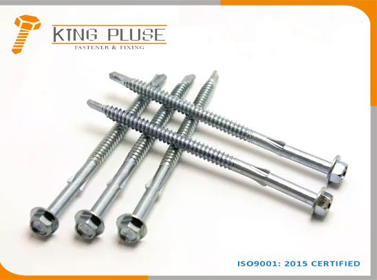 Hex Washer Head Self-Drilling Screw – with Wing-up & EPDM washer