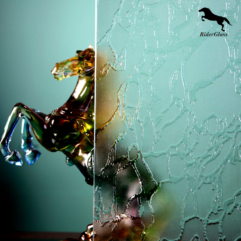 Rider map morgan patterned glass