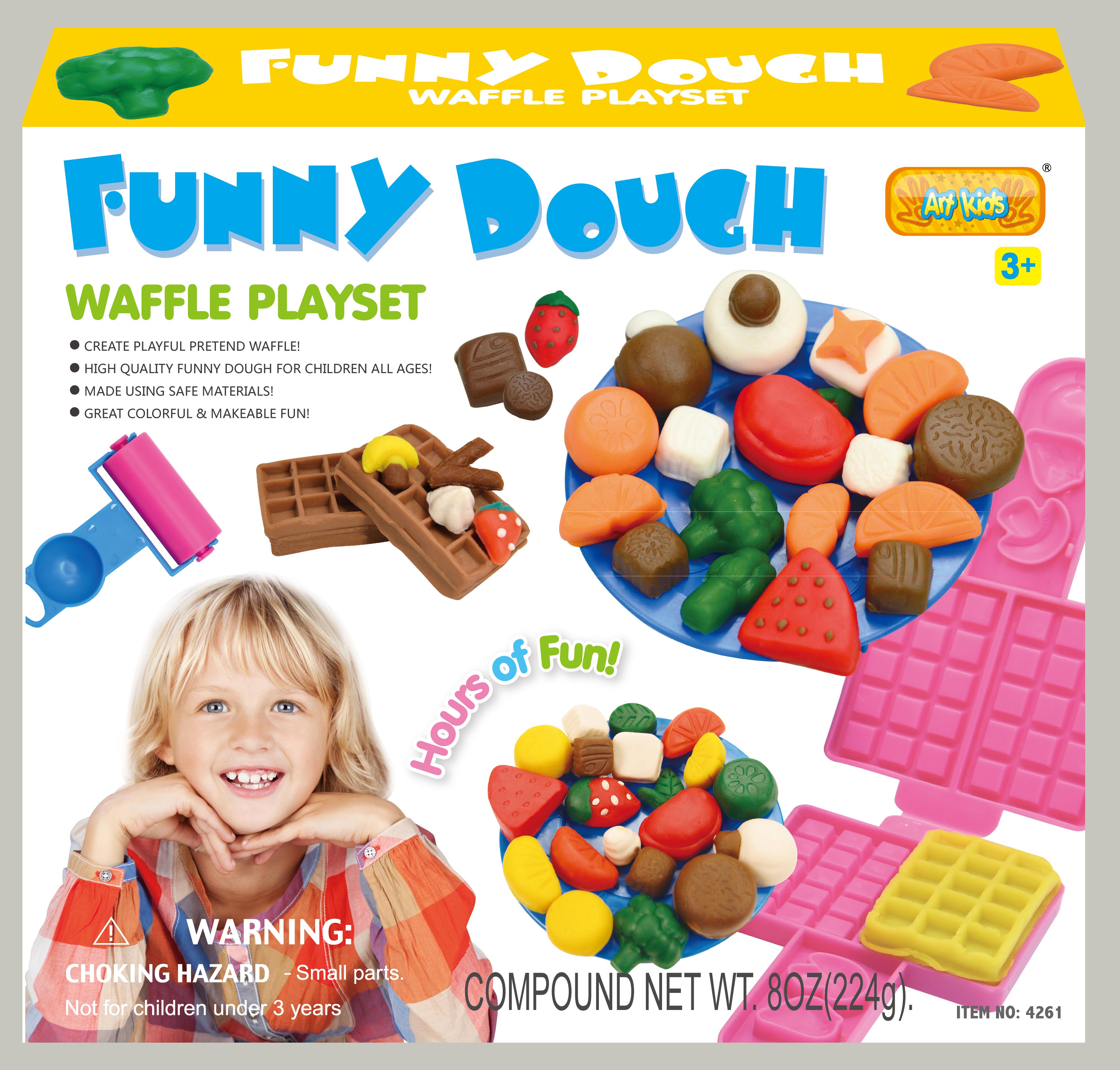 Play Dough Waffle Play Set