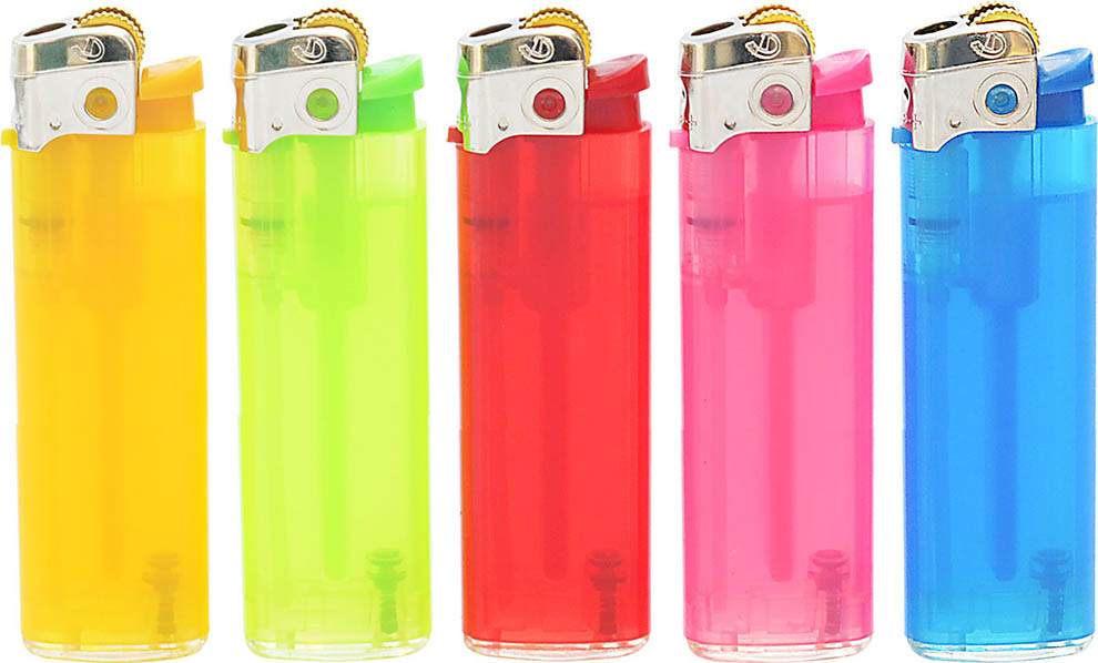 MINI flint lighter with comfortalble hand feel wheel