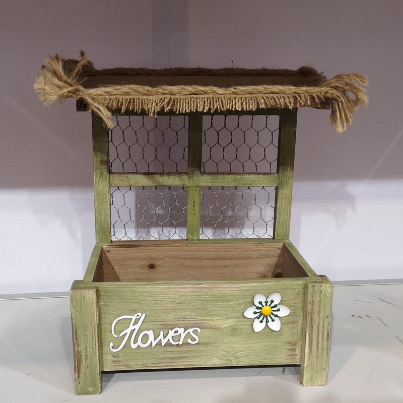 Wooden planter