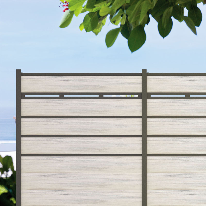 White WPC DIY Fence 1800*1800