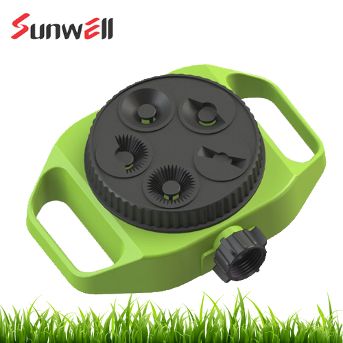 Plastic 5-Pattern Turret Sprinkler