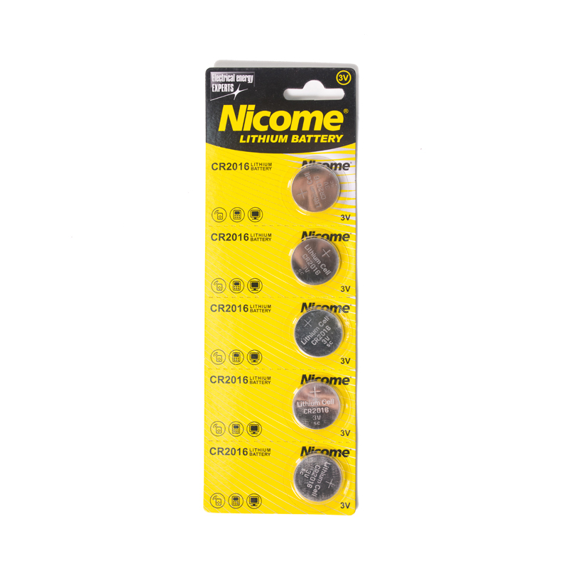 Lithium Button Cell Battery Cr2016 3v