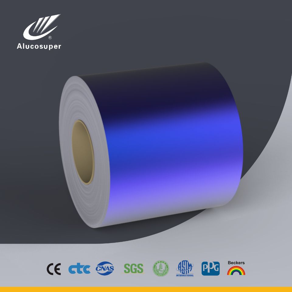 Chameleon prepainting aluminum coil