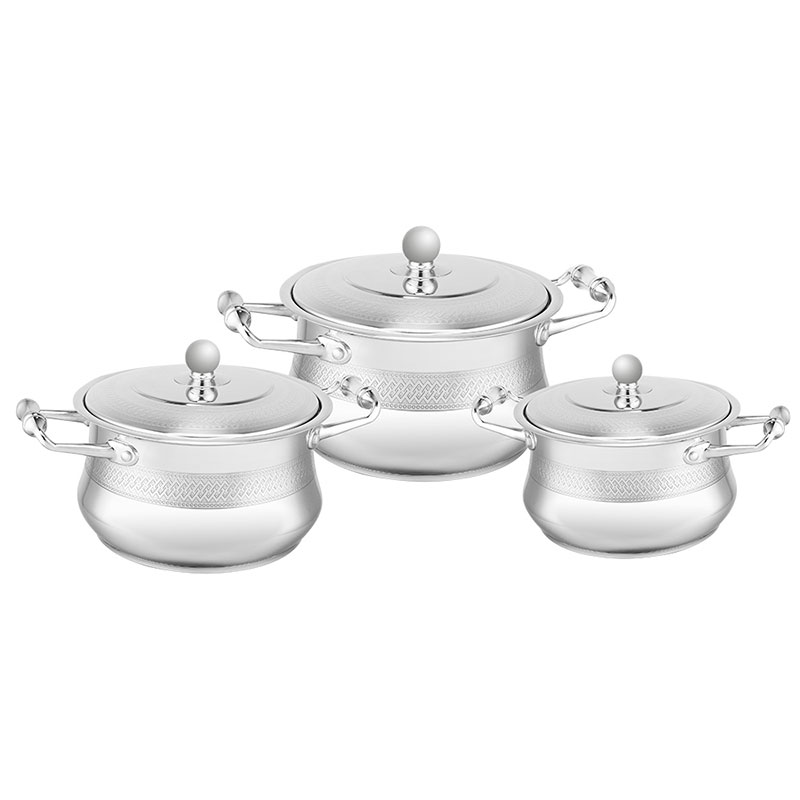 Stainless steel cookware set