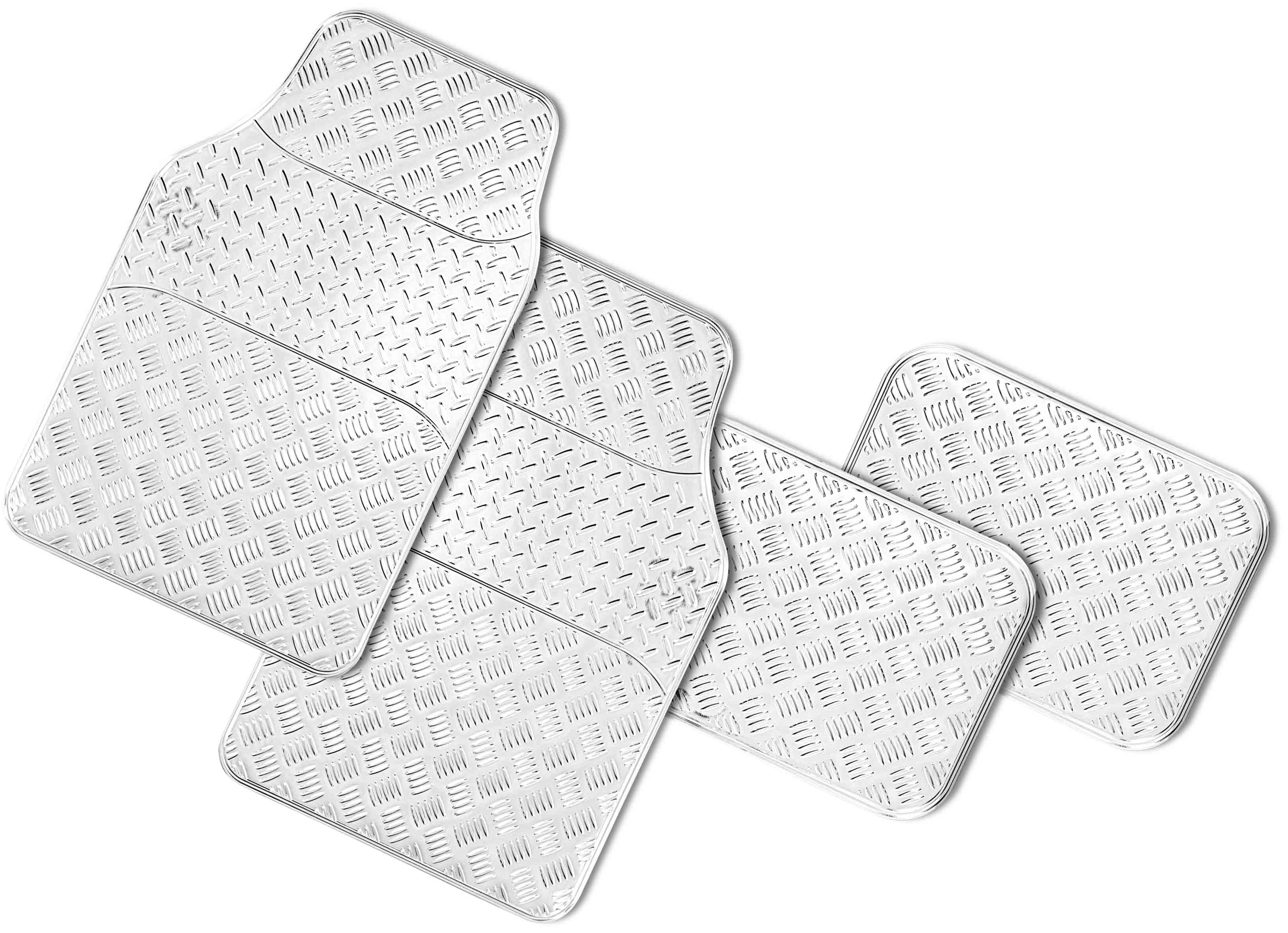Car Mat Universal PVC Rubber Car Floor Mat Car Mats Metallic