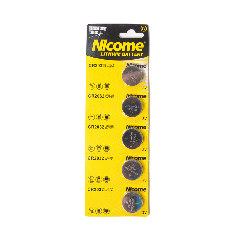 Lithium Button Cell Battery Cr2032 3v