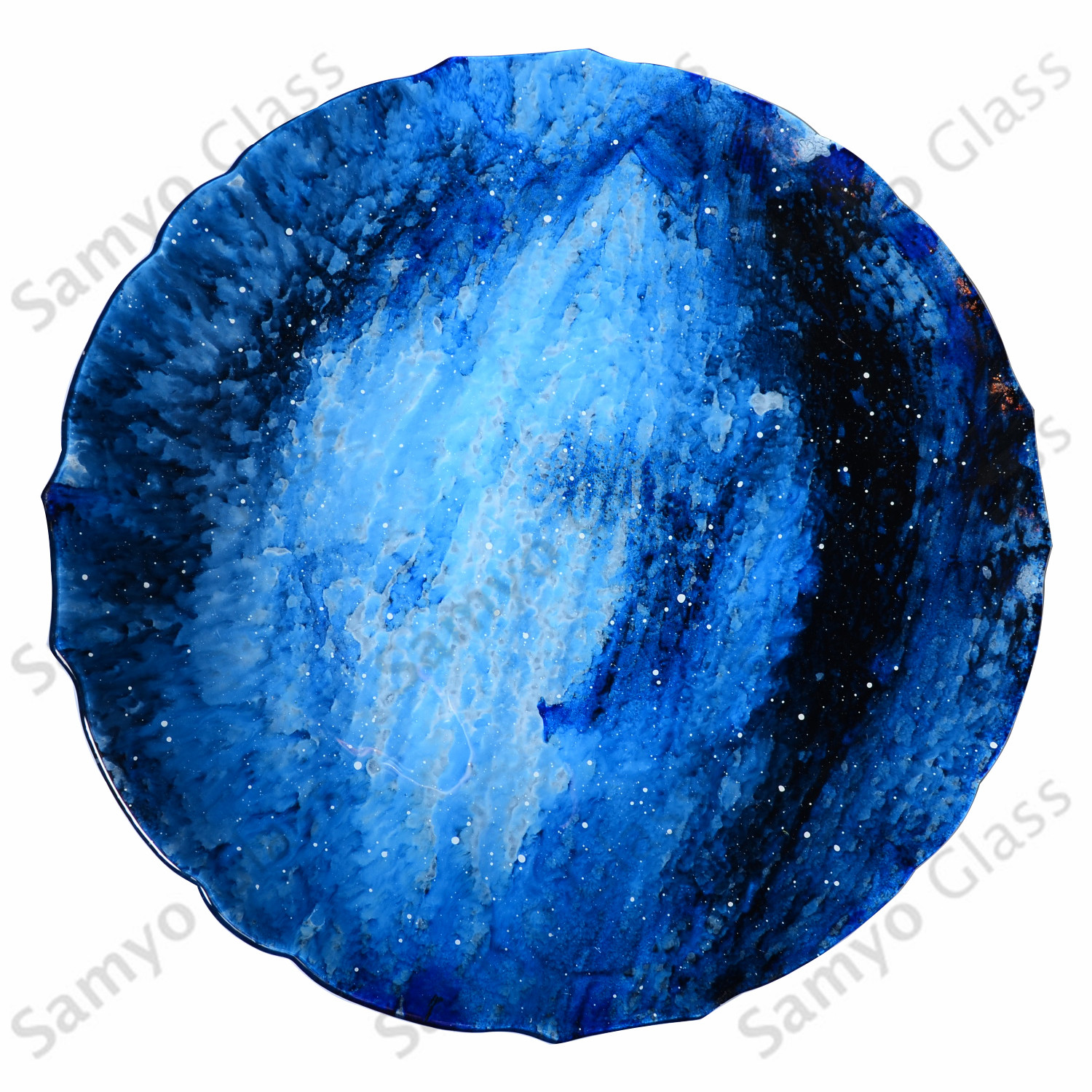 Starry sky plate