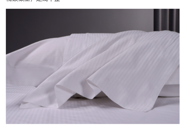 TC250 Luxury Hotel Bed Sheet White