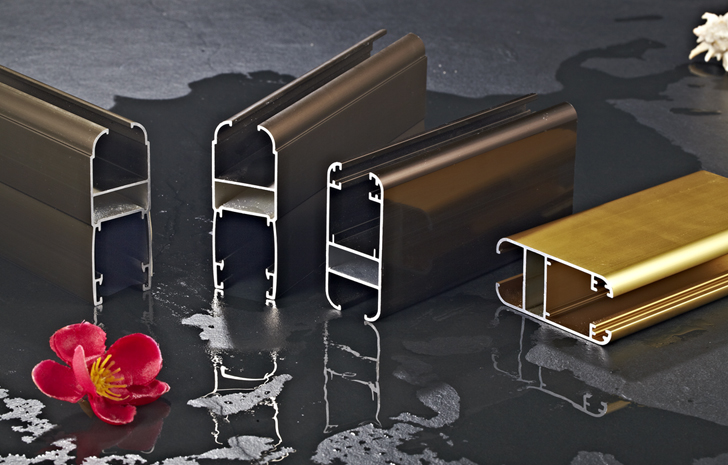 00102Anodized aluminum profile