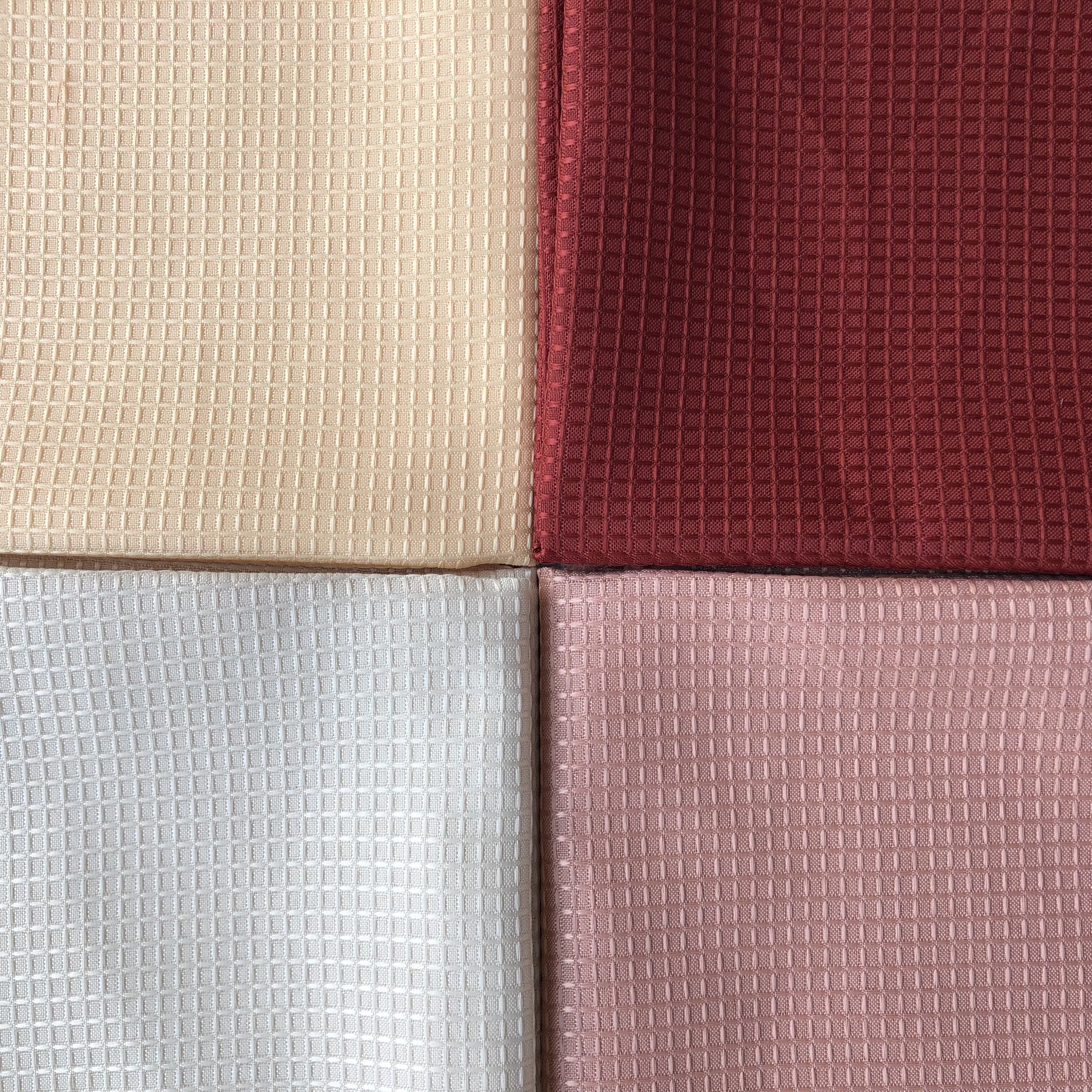 100%polyester W/F Waffle jacquard fabric