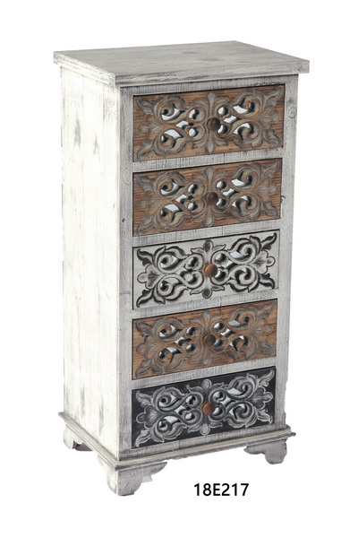 Vintage Home Furniture Wooden Storage Cabinet of Drawers