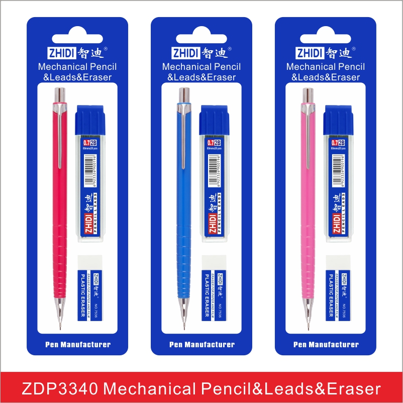 Mechanical Pencil+lead+eraser
