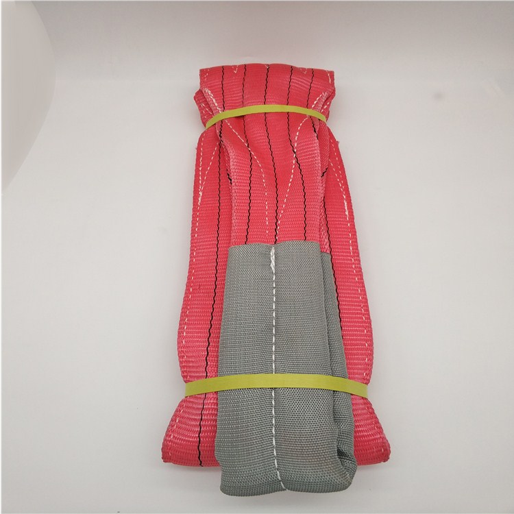 Flat woven webbing sling