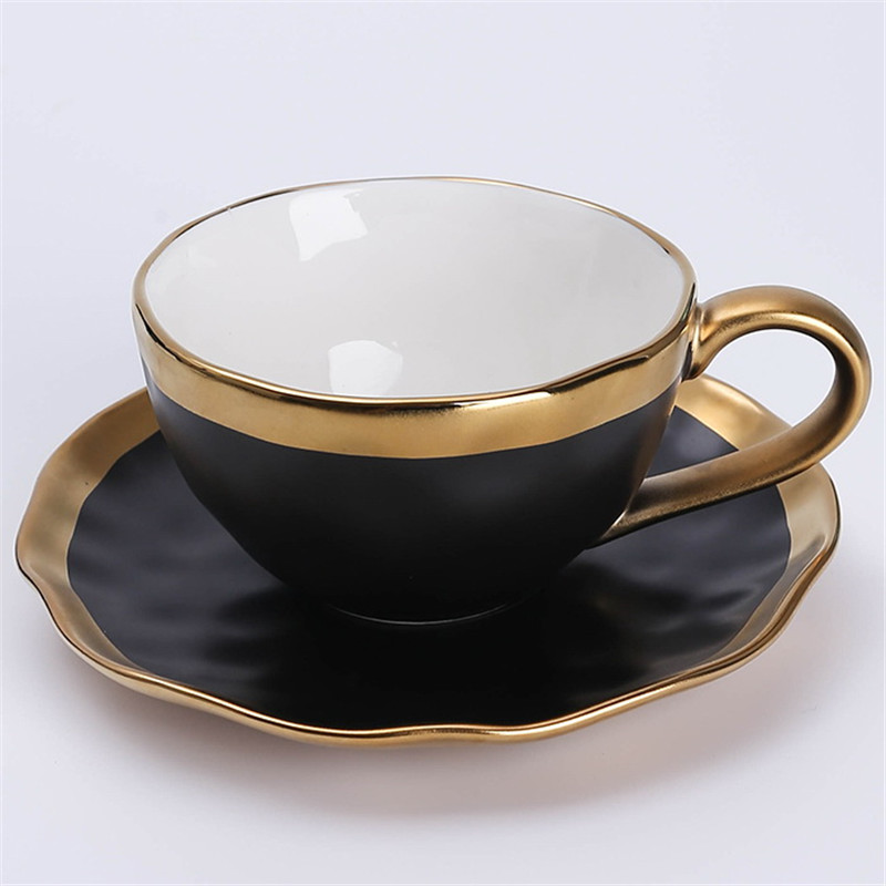 Cup & Saucer tea set coffee set Gold rim
