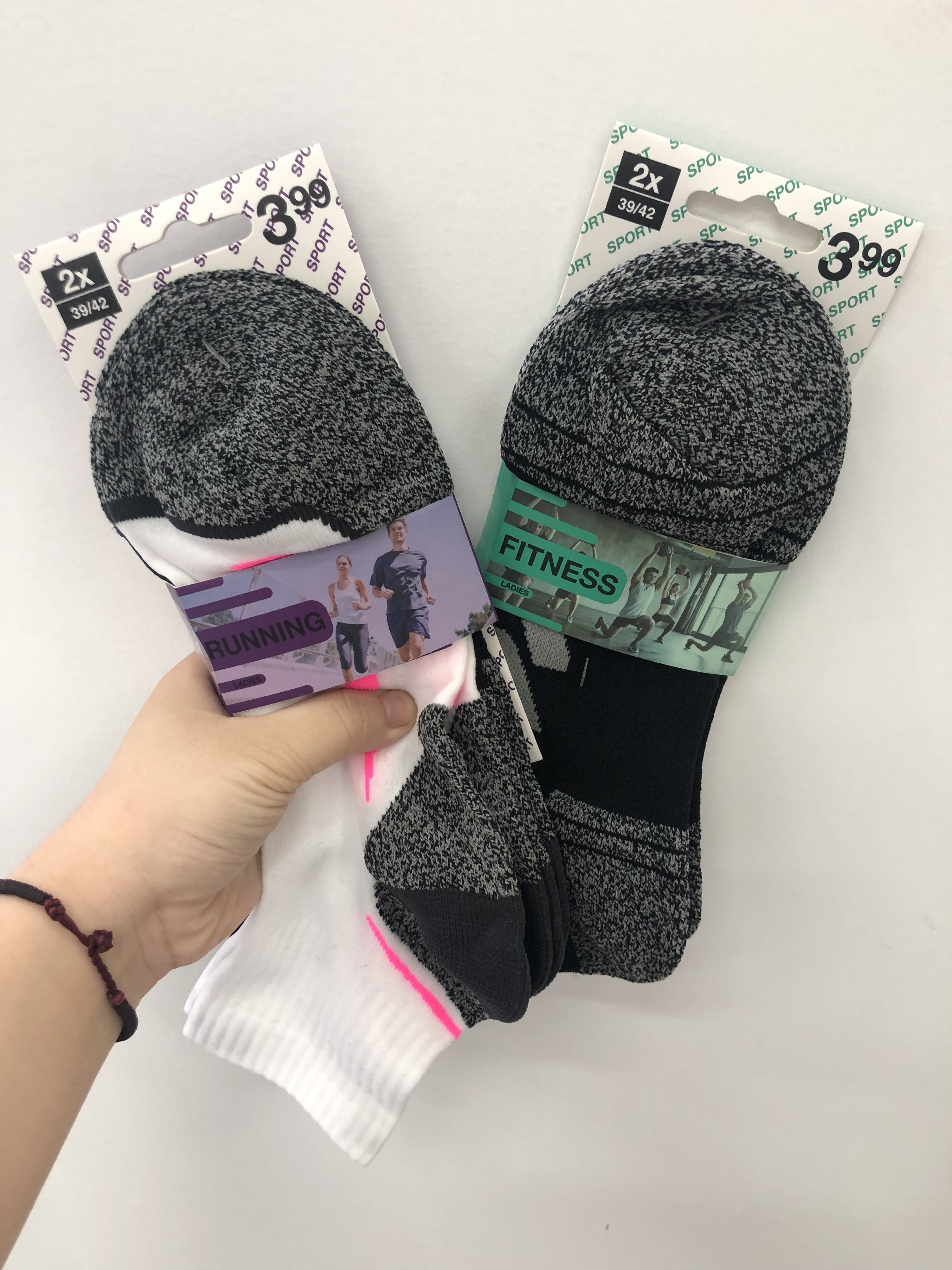 Ladies Fitness+Running socks
